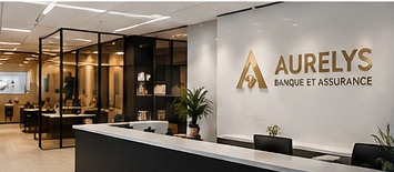 Espace d’accueil d’une agence bancaire